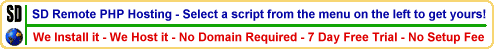 SD Remote PHP Hosting screenshot